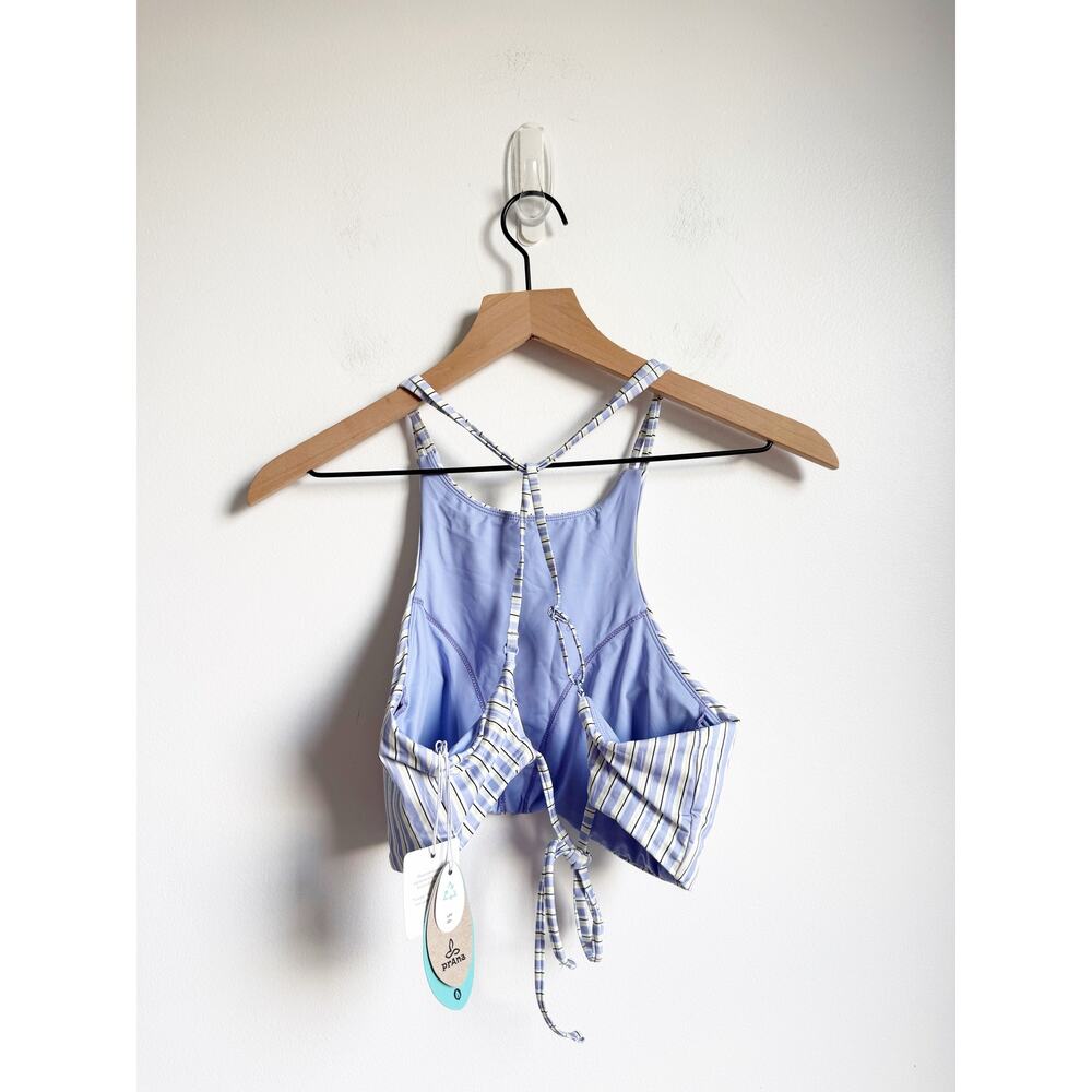 NWT prAna Bikini Suit Onyx Bay Top Gemma Bottom Green Blue Black Medium - Picture 5 of 8